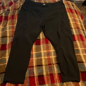 Exercising pants size (16-19) or (XL/XG) color black